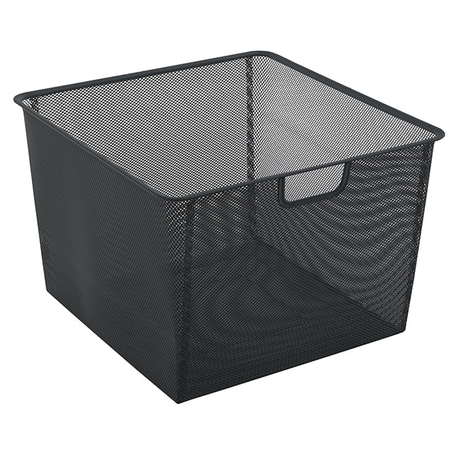 Корзина мелкосетчатая ПРАКТИК Home GBM 45х30 графит - фото 2