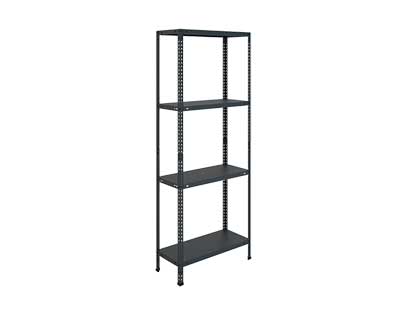 Стеллаж MS 185KD/70x30/4 Black - фото 2
