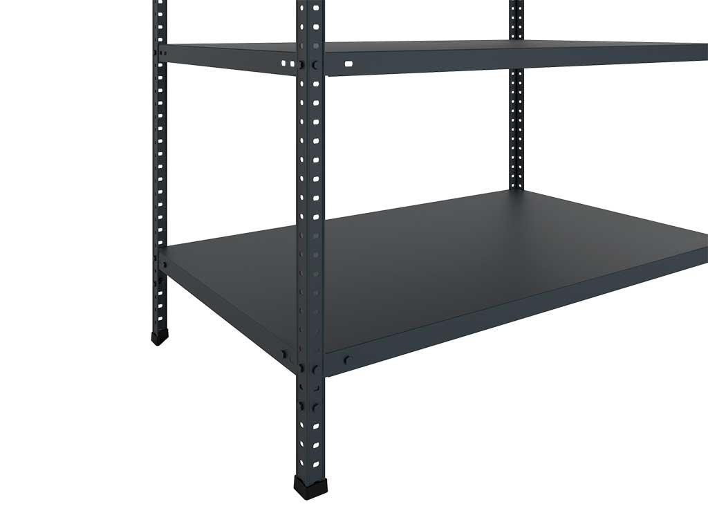 Стеллаж MS 185KD/70x30/4 Black - фото 4