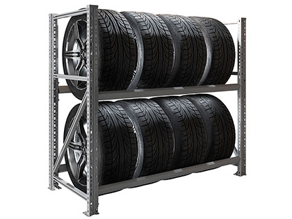 Стеллаж MS Pro 1200/1353x606 стационарный для хранения 8 шин * - фото 2