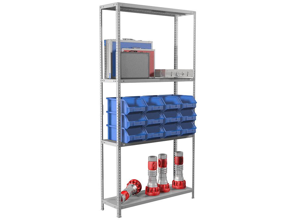 Стеллаж MS Standart 185KD/70x30/4 - фото 3